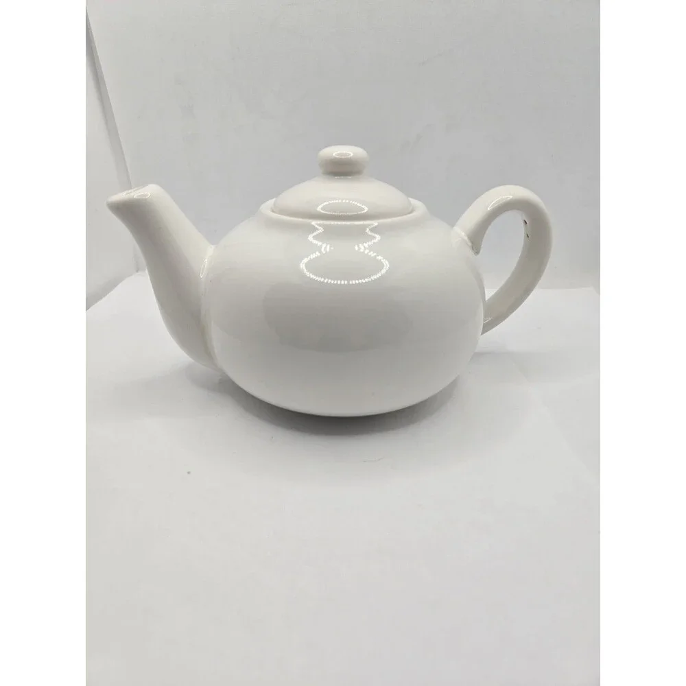 Teapot Tea Pot Tabletops Unlimited Studio All White 39
